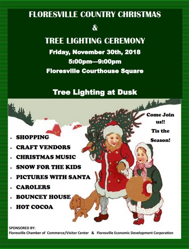 Floresville Country Christmas & Tree Lighting - November 30, 2018 ...