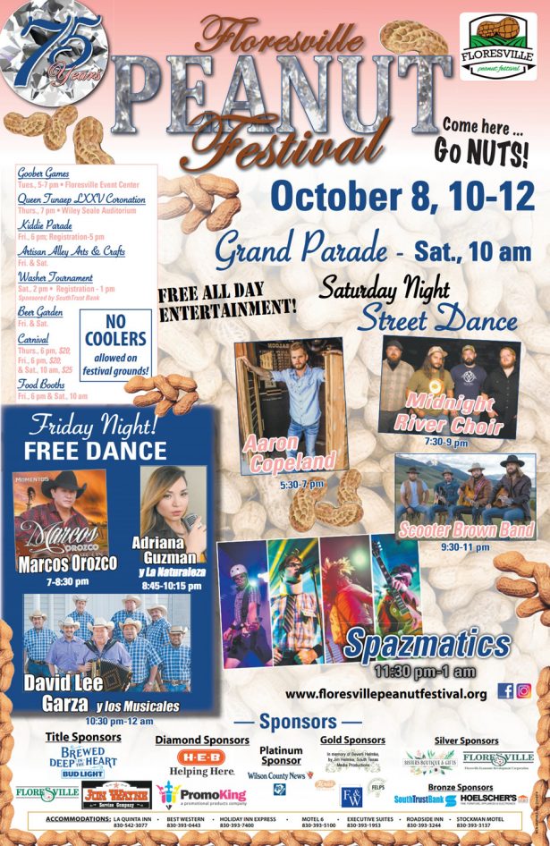 Peanut Festival October 812, 2019 City of Floresville